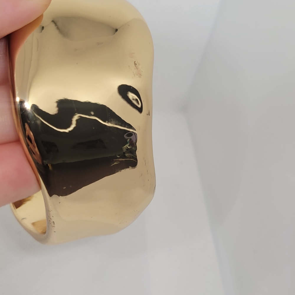 Gold Statement Cuff Bracelet - Picture 5 of 13